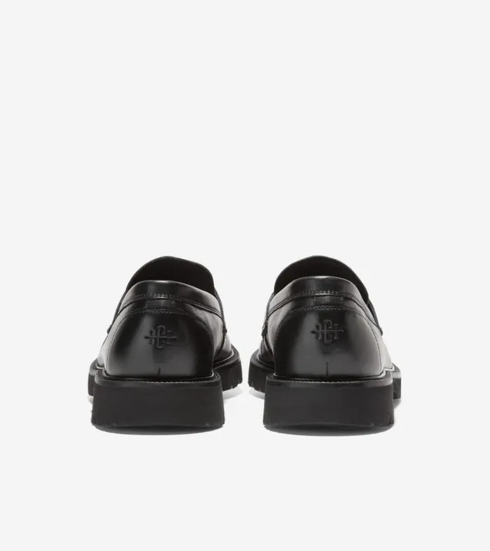 Men Loafers and Drivers Cole Haan American Classics Penny Loafer Black