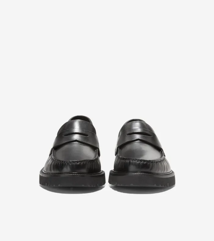 Men Loafers and Drivers Cole Haan American Classics Penny Loafer Black