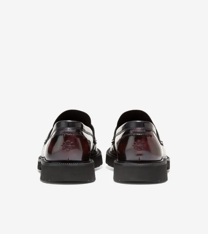 Men Loafers and Drivers Cole Haan American Classics Penny Loafer Deep Burgundyblack