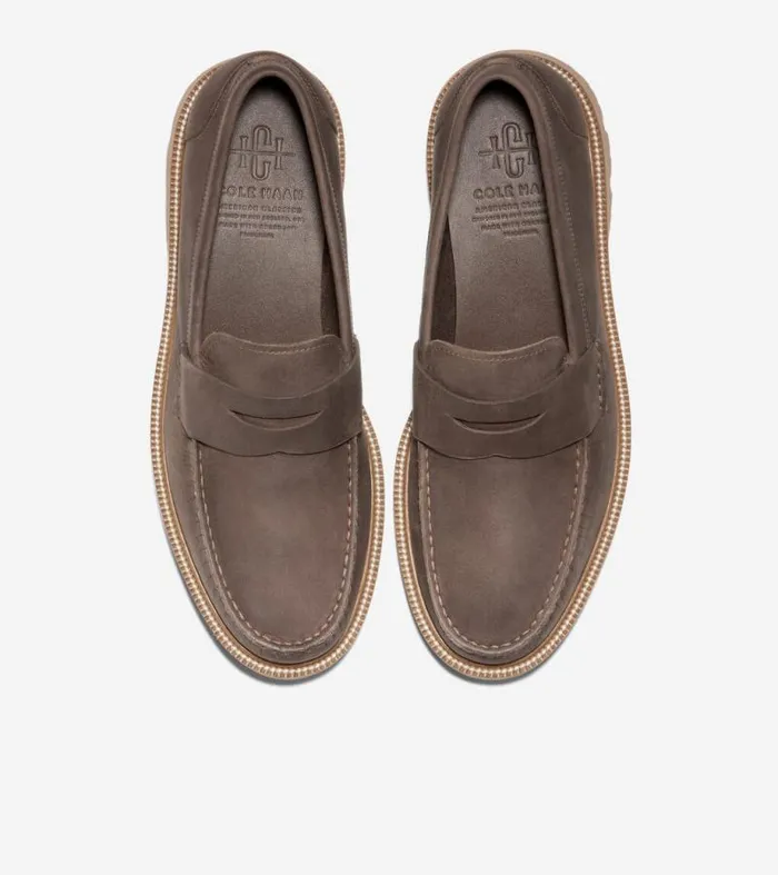 Men Loafers and Drivers Cole Haan American Classics Penny Loafers Truffleirish Coffee