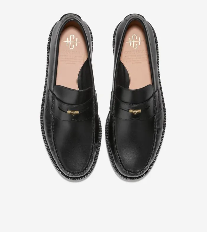 Men Loafers and Drivers Cole Haan American Classics Pinch Penny Loafer Black
