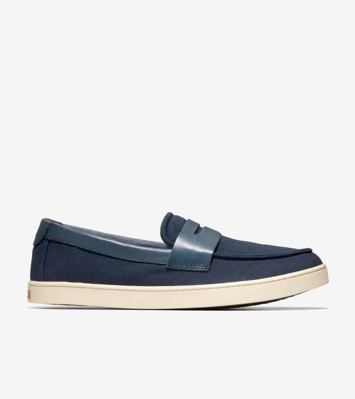 Men Loafers and Drivers Cole Haan Canvas Pinch Weekender Penny Loafers Navy Blazer Blueangora Men Loafers and Drivers Cole Haan Canvas Pinch Weekender Penny Loafers Navy Blazer Blueangora