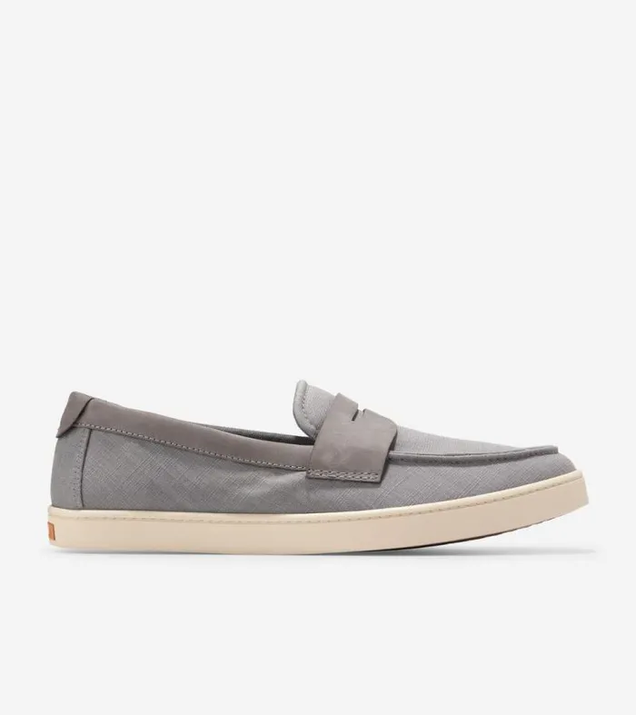 Men Loafers and Drivers Cole Haan Canvas Pinch Weekender Penny Loafers Titaniumangora Men Loafers and Drivers Cole Haan Canvas Pinch Weekender Penny Loafers Titaniumangora
