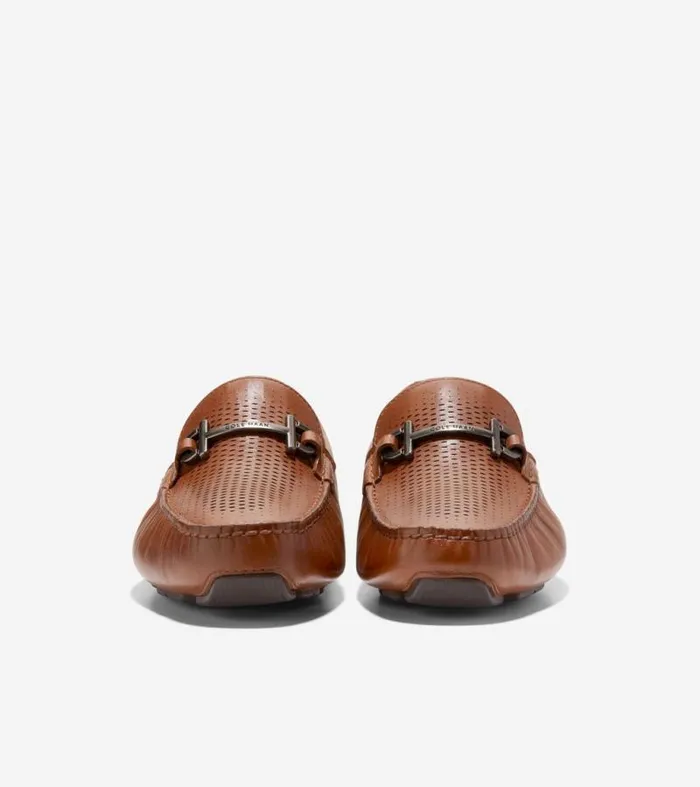 Men Loafers and Drivers Cole Haan Grand Laser Bit Driving Loafers British Tanjava