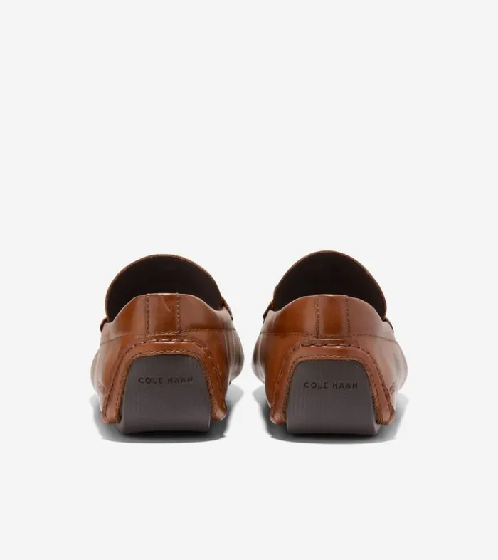 Men Loafers and Drivers Cole Haan Grand Laser Bit Driving Loafers British Tanjava