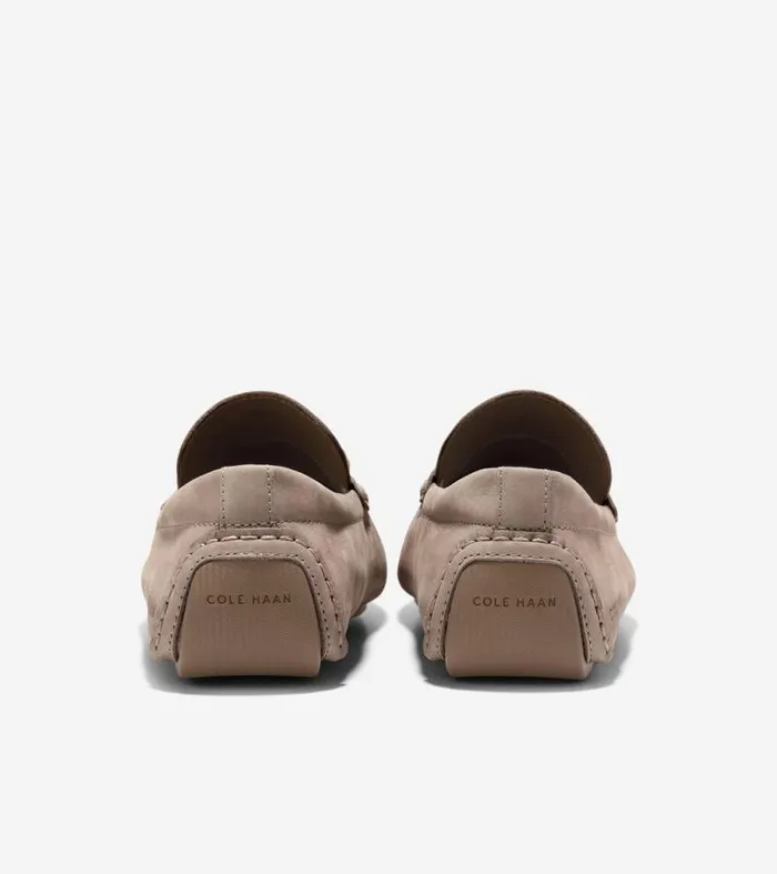 Men Loafers and Drivers Cole Haan Grand Laser Bit Driving Loafers Irish Coffeetruffle