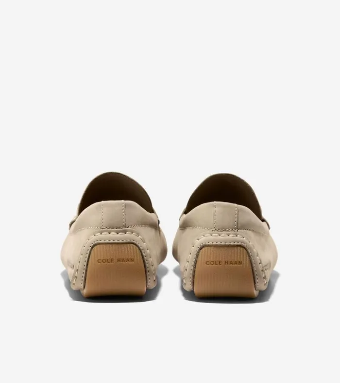 Men Loafers and Drivers Cole Haan Grand Laser Bit Driving Loafers Sesamegum