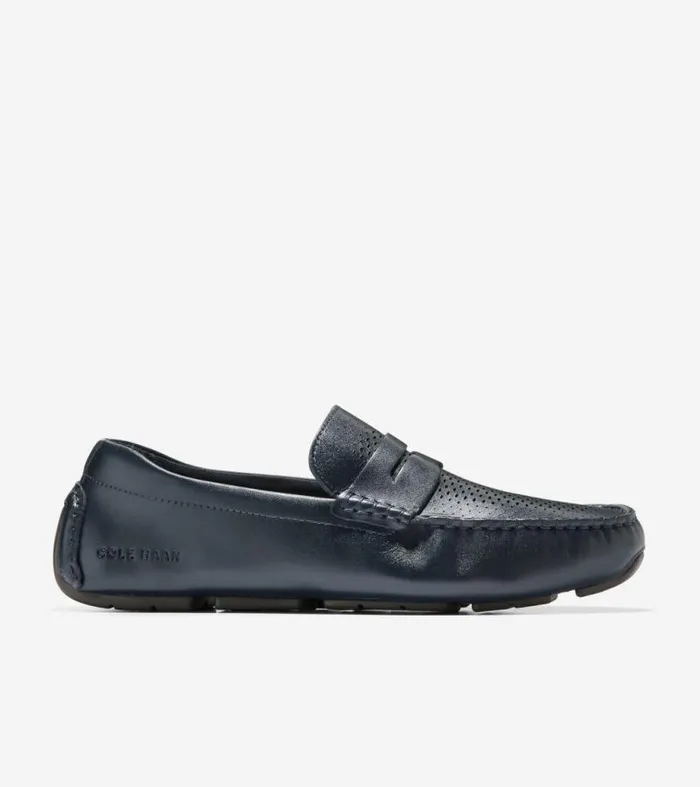 Men Loafers and Drivers Cole Haan Grand Laser Penny Drivers Navy Blazerdark Chocolate Men Loafers and Drivers Cole Haan Grand Laser Penny Drivers Navy Blazerdark Chocolate