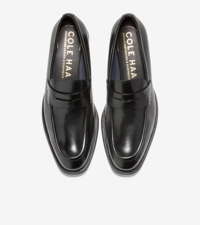 Men Loafers and Drivers Cole Haan Modern Classics Penny Loafer Black