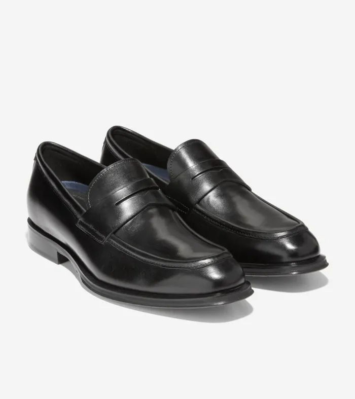 Men Loafers and Drivers Cole Haan Modern Classics Penny Loafer Black