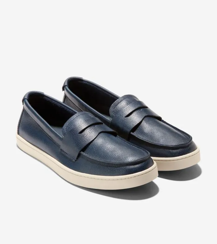 Men Loafers and Drivers Cole Haan Pinch Weekender Penny Loafers Navy Blazerangora