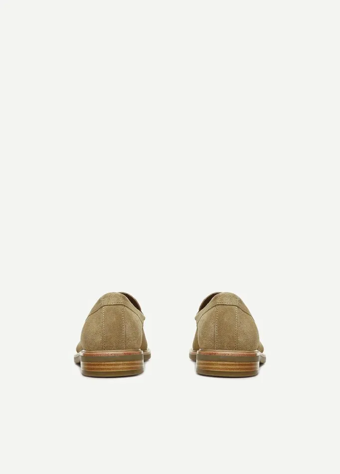Men Loafers and LaceUps Vince Grant Suede Loafer New Camel