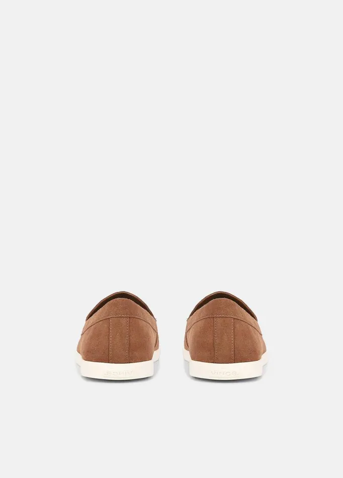 Men Loafers and LaceUps Vince Sonoma Suede Loafer Coriander Tan