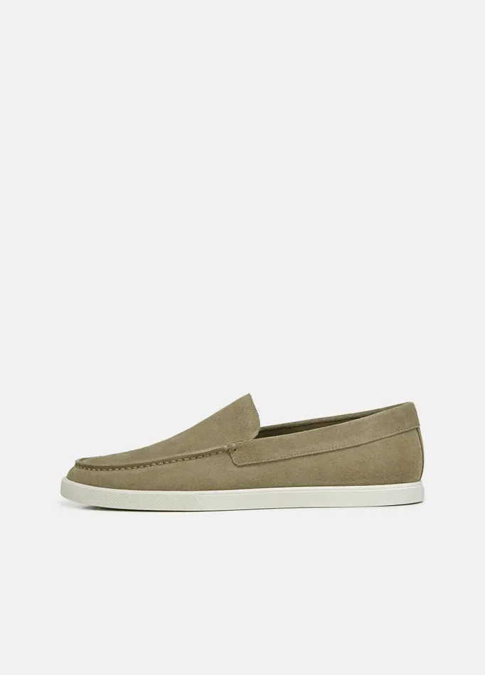 Men Loafers and LaceUps Vince Sonoma Suede Loafer Flint