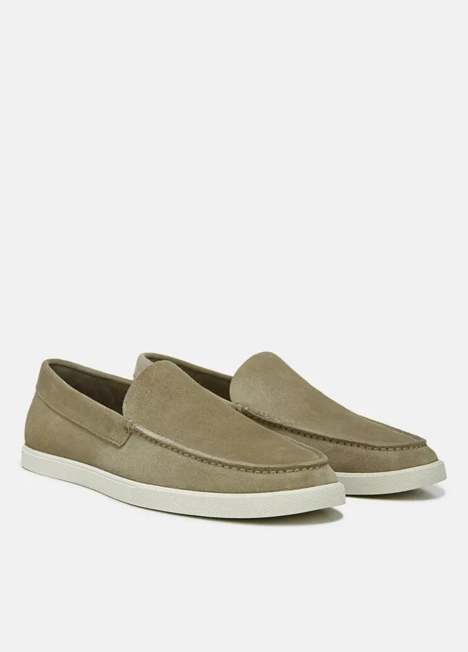 Men Loafers and LaceUps Vince Sonoma Suede Loafer Flint