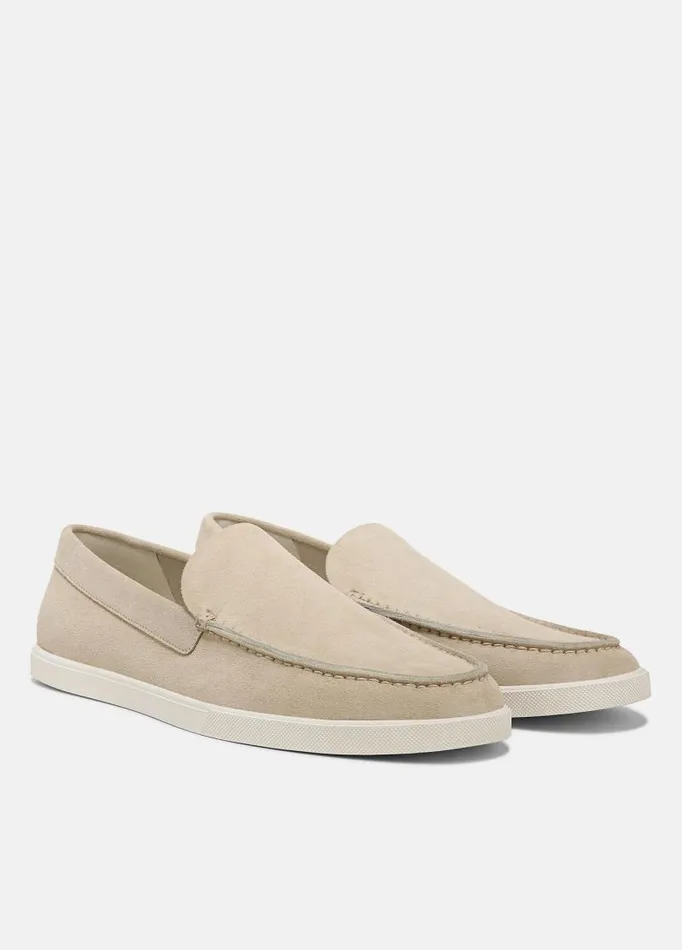 Men Loafers and LaceUps Vince Sonoma Suede Loafer Moonlight
