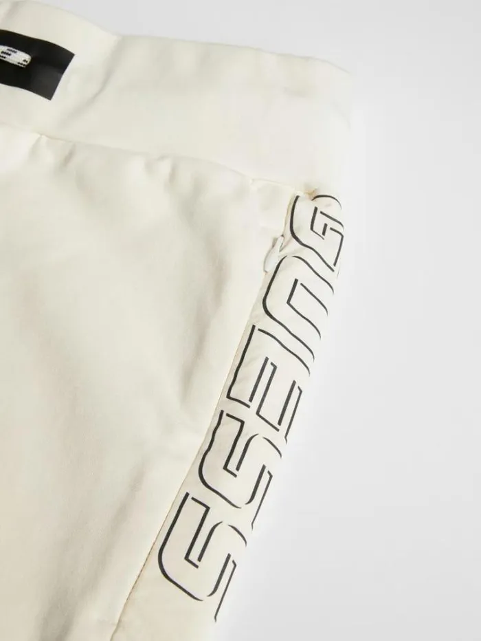 Men Logo Band Jogger Pants White Guess Trousers