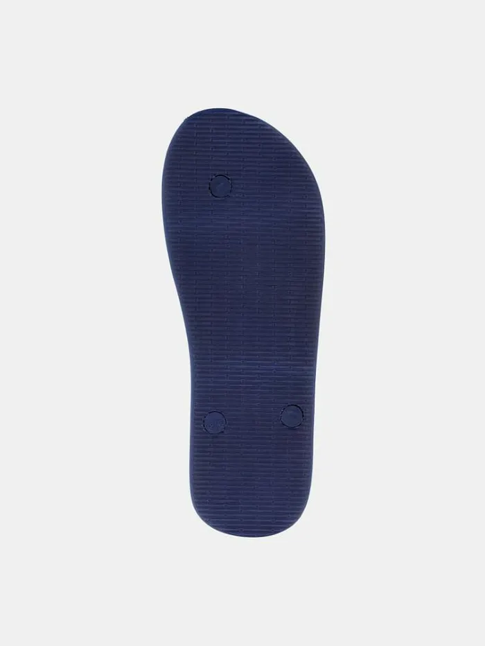 Men Logo Flip Flop Light Blue Guess Beachwear