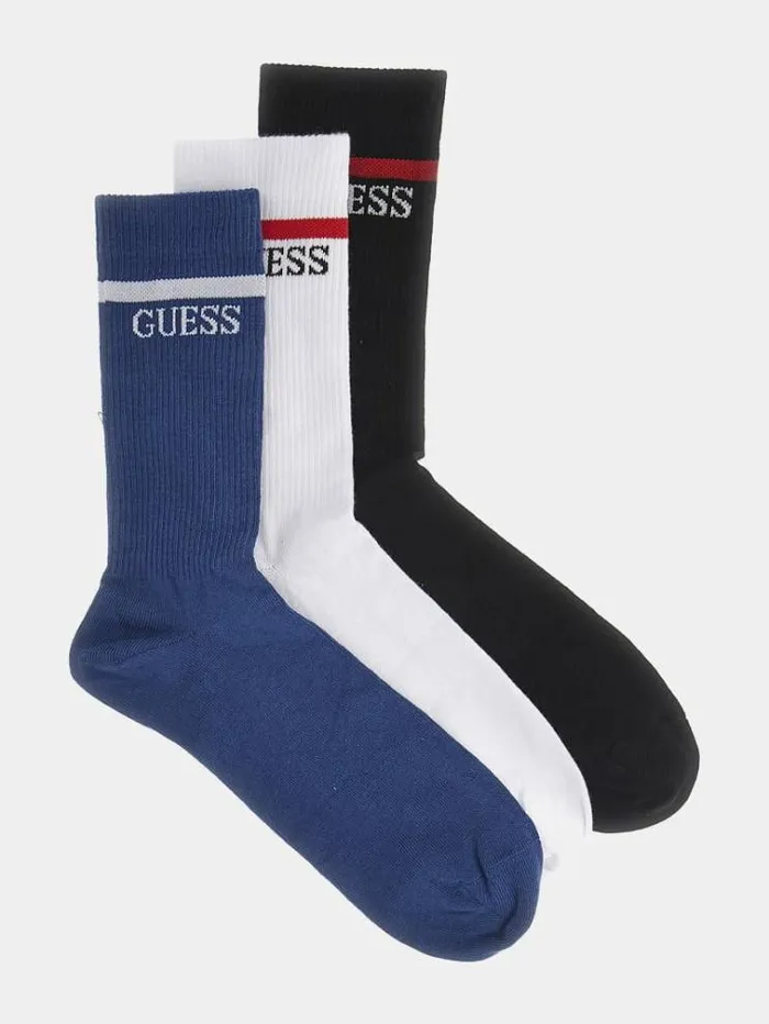 Men Logo Socks Set Multicolor Pattern Guess Underwear
