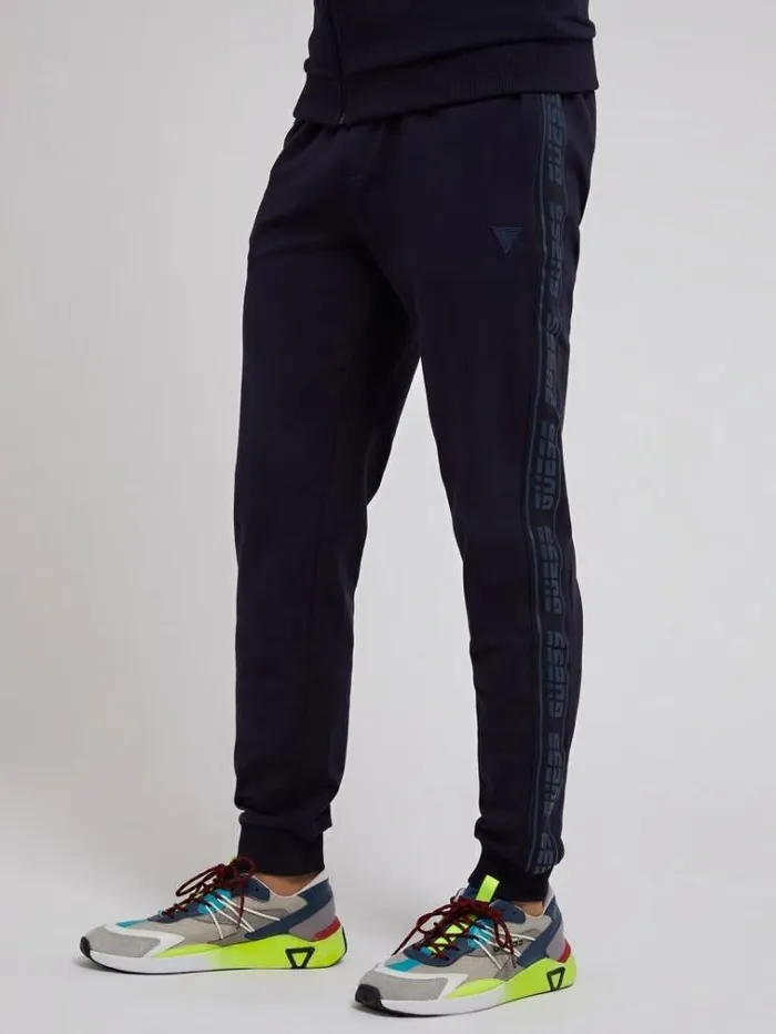 Men Logo Tape Jogger Pant Blue Guess Activewear
