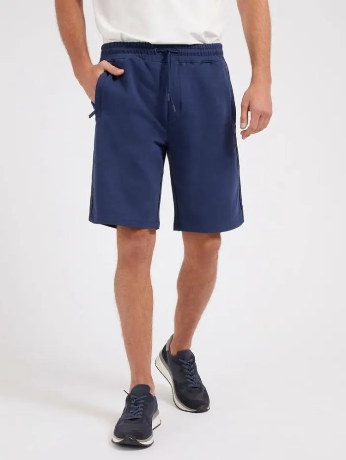 Men Logo Tape Shorts Dark Blue Guess Shorts