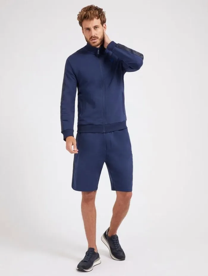 Men Logo Tape Shorts Dark Blue Guess Shorts
