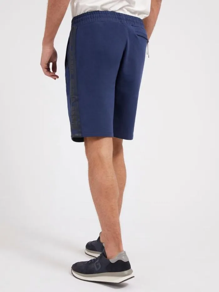 Men Logo Tape Shorts Dark Blue Guess Shorts