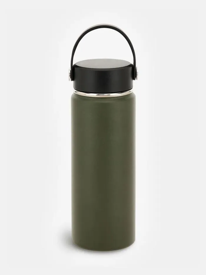Men Logo Water Bottle Green Guess Small Accessories