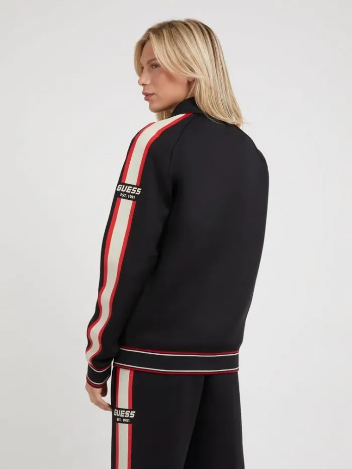 Men Macro G Cube Logo Sweatshirt Black Multi Guess Knitwear And Sweatshirts