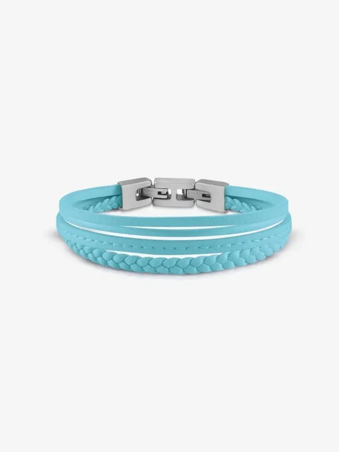 Men malibu Bracelet Light Blue Guess Jewellery