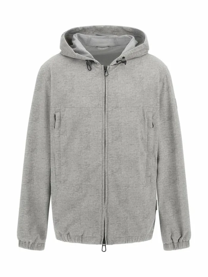 Men Marciano Hightech Bomber Grey Guess Coats And Jackets