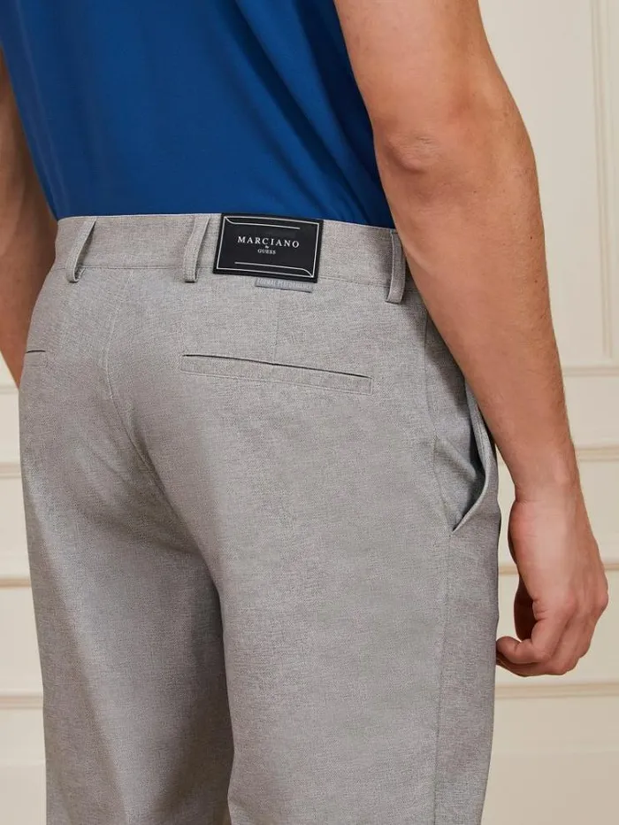 Men Marciano Hightech Pants Grey Guess Trousers