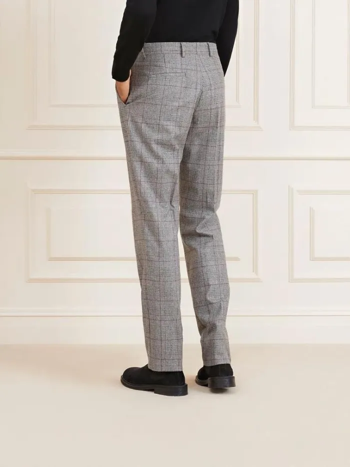 Men Marciano Regular Fit Chino Pants Grey Multi Guess Trousers