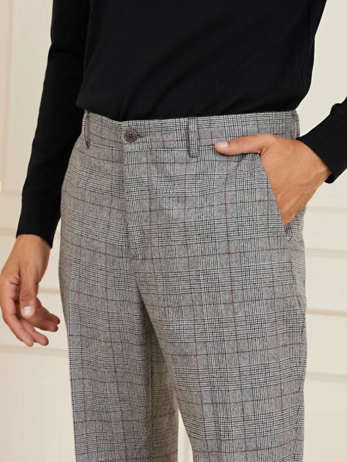 Men Marciano Regular Fit Chino Pants Grey Multi Guess Trousers