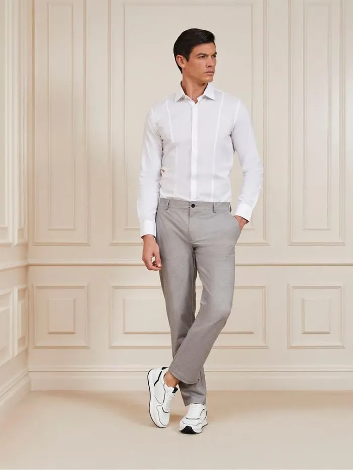 Men Marciano Regular Shirt White Guess Shirts