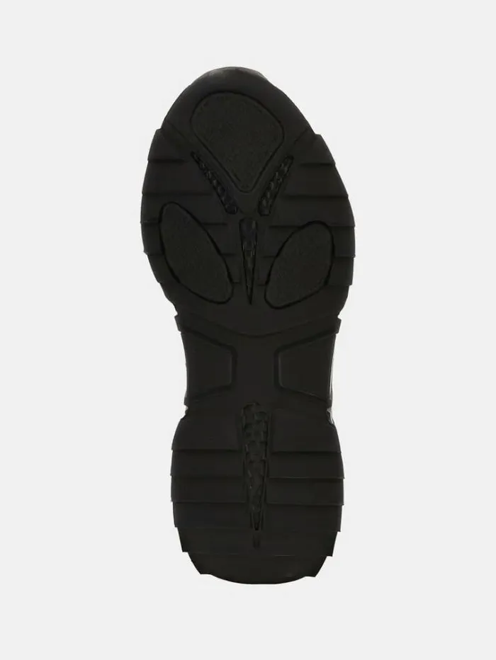 Men Massa Leatherinsert Running Shoes Black Guess Shoes