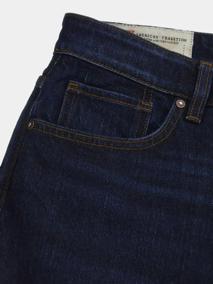 Men Mid Rise Relaxed Denim Pant Blue Guess Regular And Relaxed