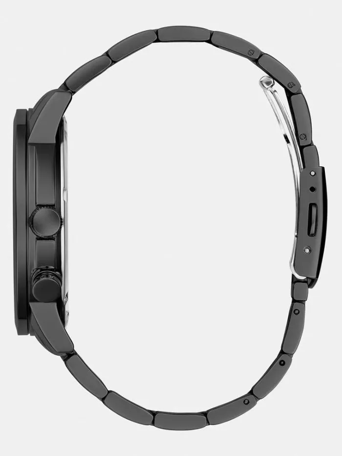 Men Multifunction Steel Watch Black Guess Watches