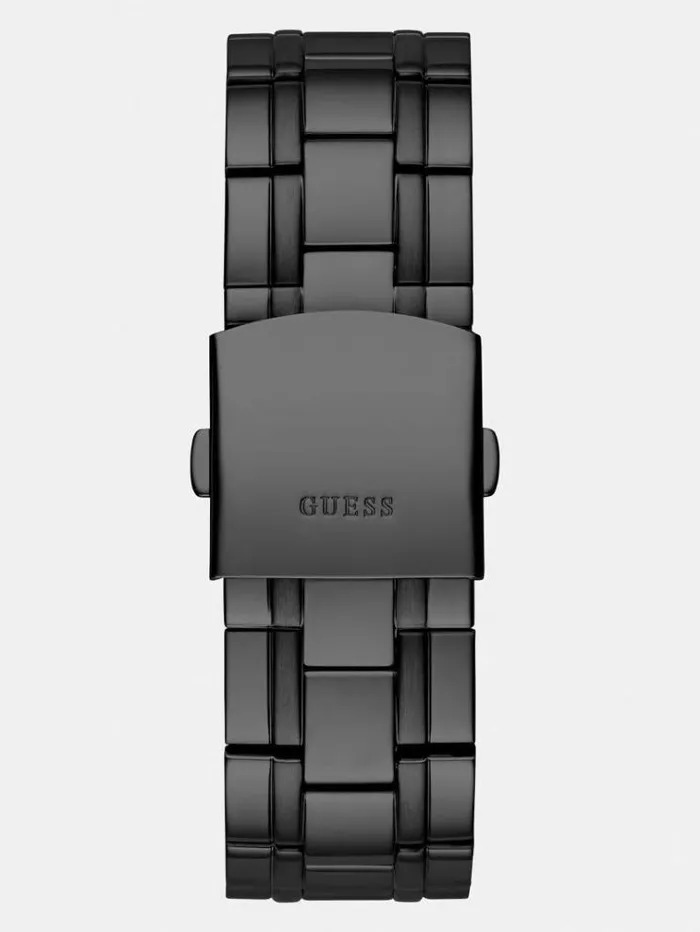 Men Multifunction Steel Watch Black Guess Watches