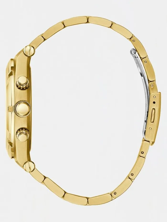 Men Multifunction Steel Watch Multi Gold Guess Watches