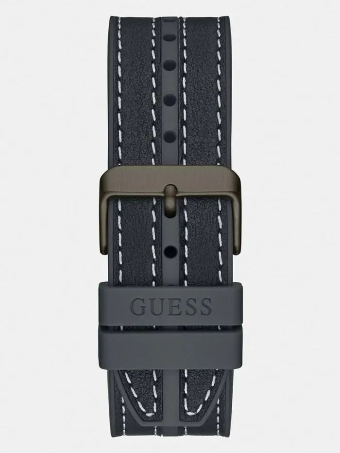 Men Multifunction Watch Grey Guess Watches