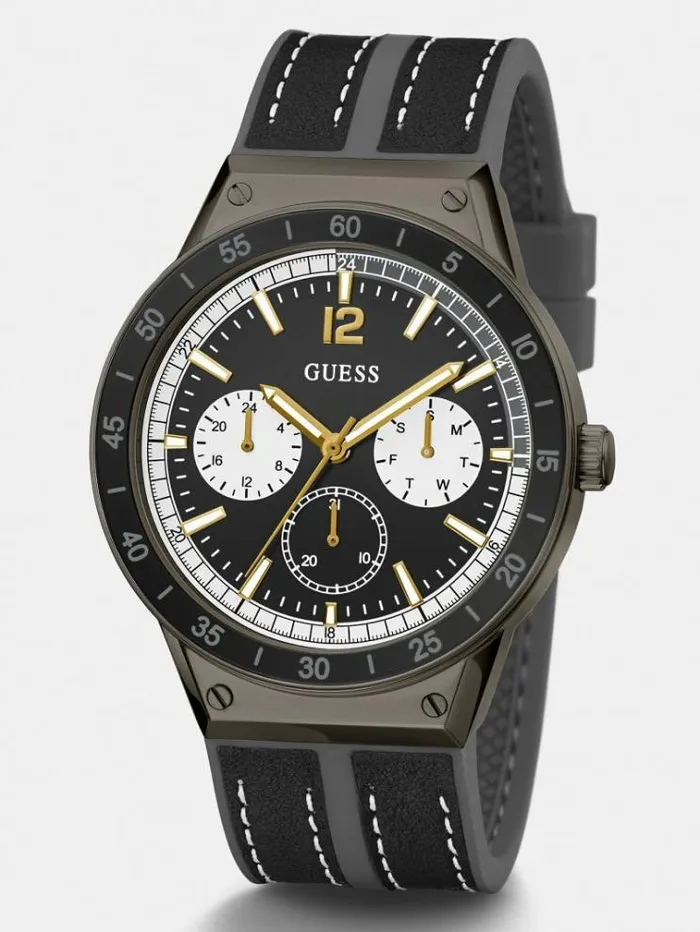 Men Multifunction Watch Grey Guess Watches