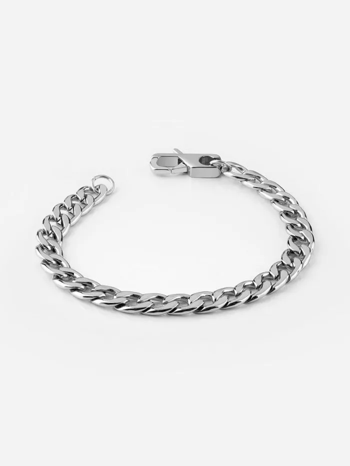 Men my Chains Bracelet Silver Guess Jewellery