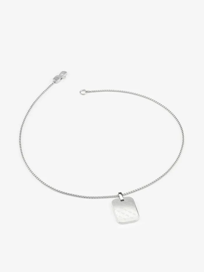 Men my Signature Necklace Silver Guess Jewellery