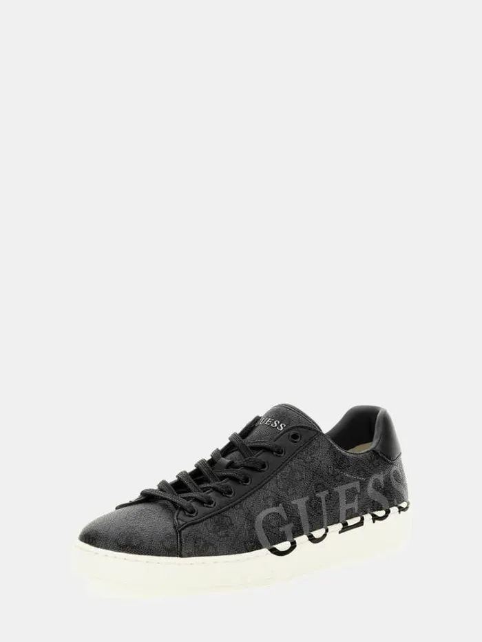 Men Nola K 4g Logo Sneakers Black Multi Guess Shoes