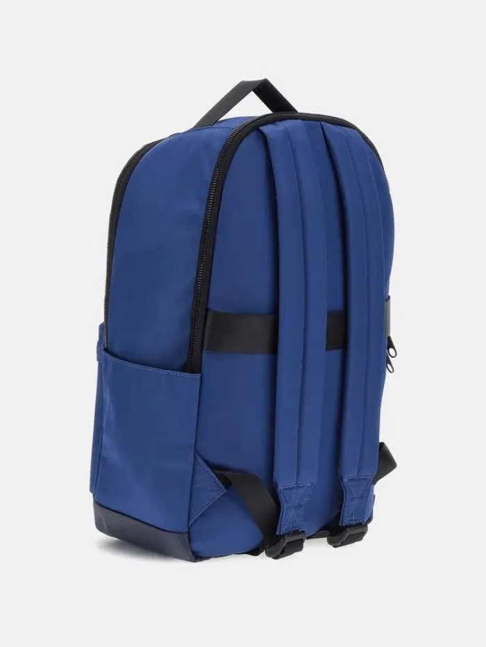 Men Nola Logo Script Backpack Dark Blue Guess Backpacks And Bum Bags