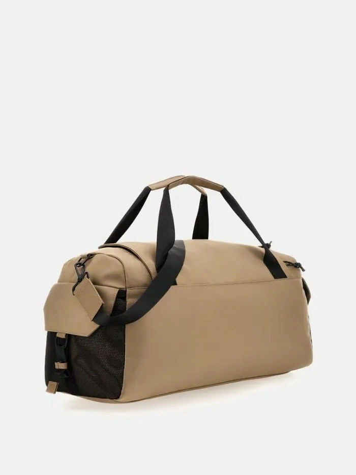Men Nola Weekender Bag Brown Guess Travel Bags