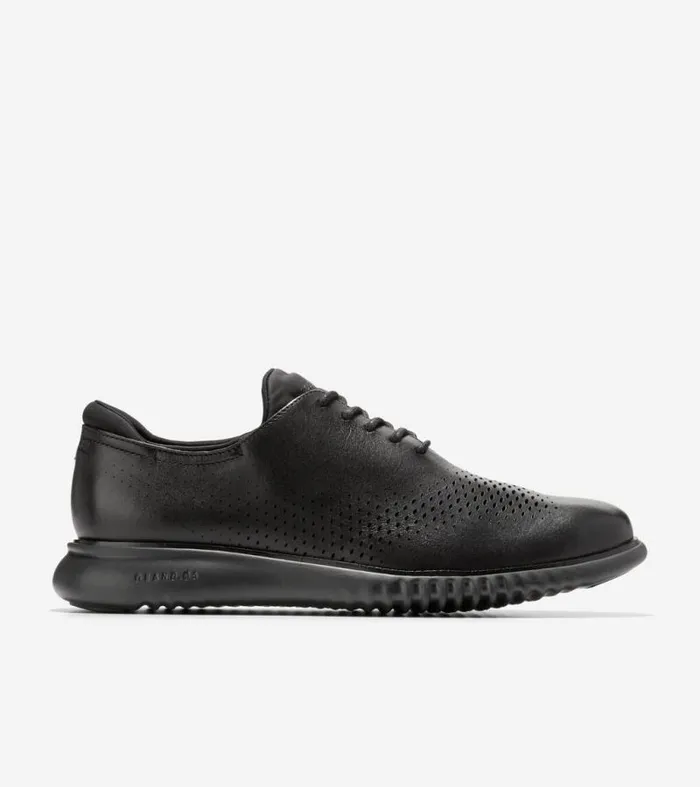 Men Oxfords Cole Haan 2ZERGRAND Laser Wingtip Oxfords Black