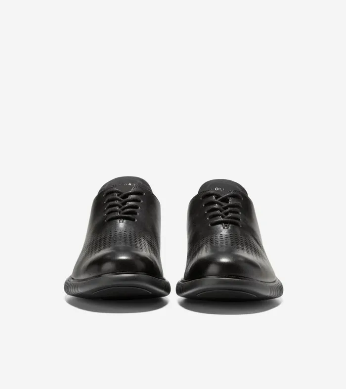 Men Oxfords Cole Haan 2ZERGRAND Laser Wingtip Oxfords Black