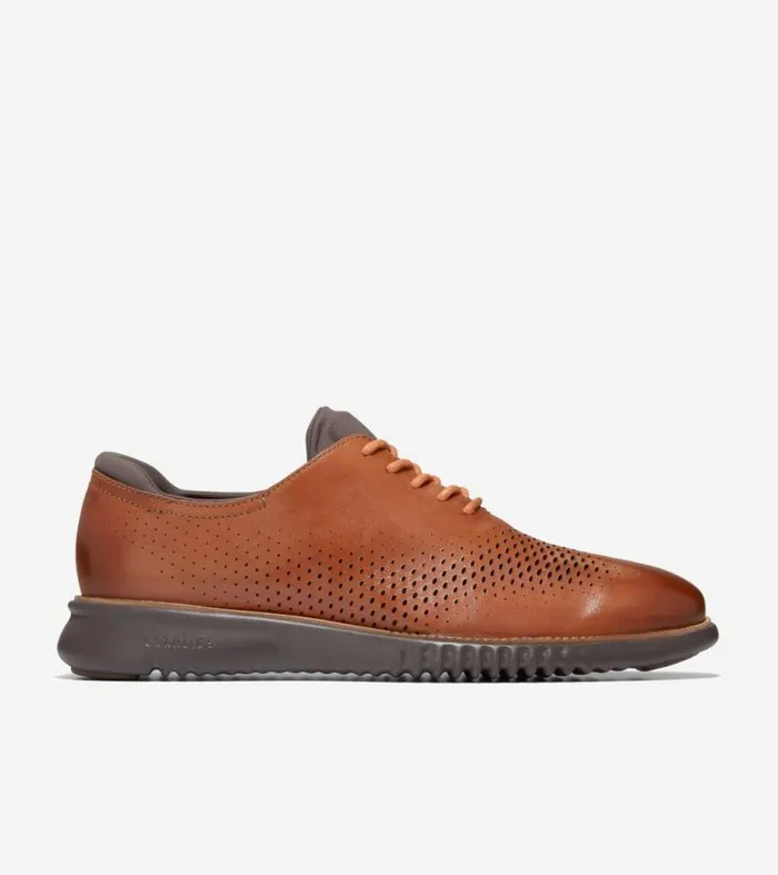 Men Oxfords Cole Haan 2ZERGRAND Laser Wingtip Oxfords British Tanjava